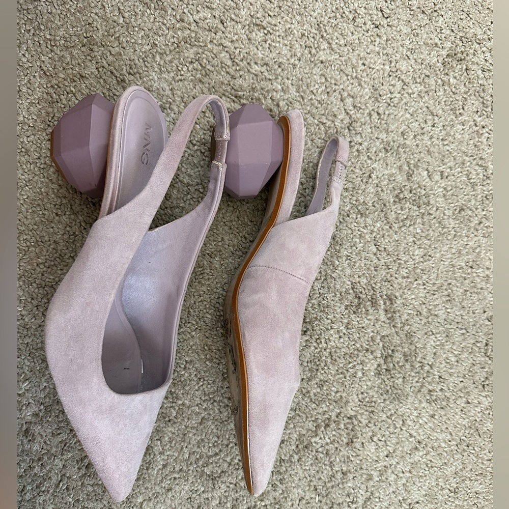 Mango slingback shoes